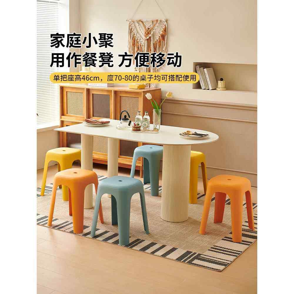 顺丰塑料凳子加厚家用椅子可叠放方凳现代简约餐桌高板凳环保凳子,农用物资,其他肥料,淘宝优惠券,粉丝福利购,淘宝优惠卷