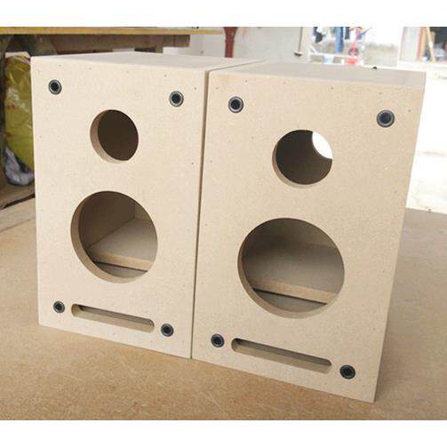 特价包邮4寸 5寸 音箱空箱体木质迷宫音响低音炮全频二分频书架箱