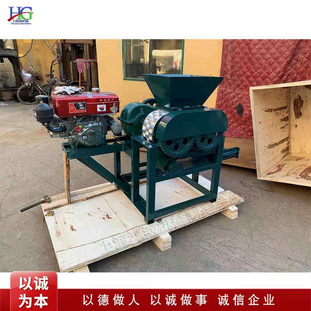 冶金行业金属矿粉制球造块设备工业矿粉压球机鹅卵自动煤球机械