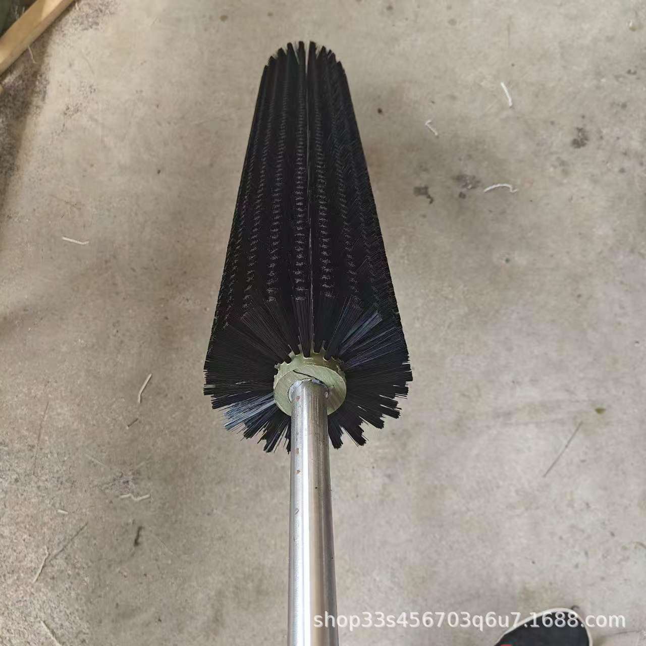 工业果疏清洗机毛刷辊尼龙毛刷纺织除尘滚刷运输带清扫刷空心刷圆
