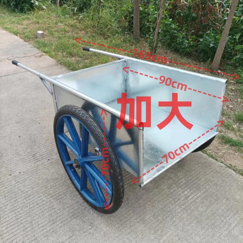 工地推车灰斗车水泥手推车环保车垃圾车拉砖小铁车拉砖车单轮车