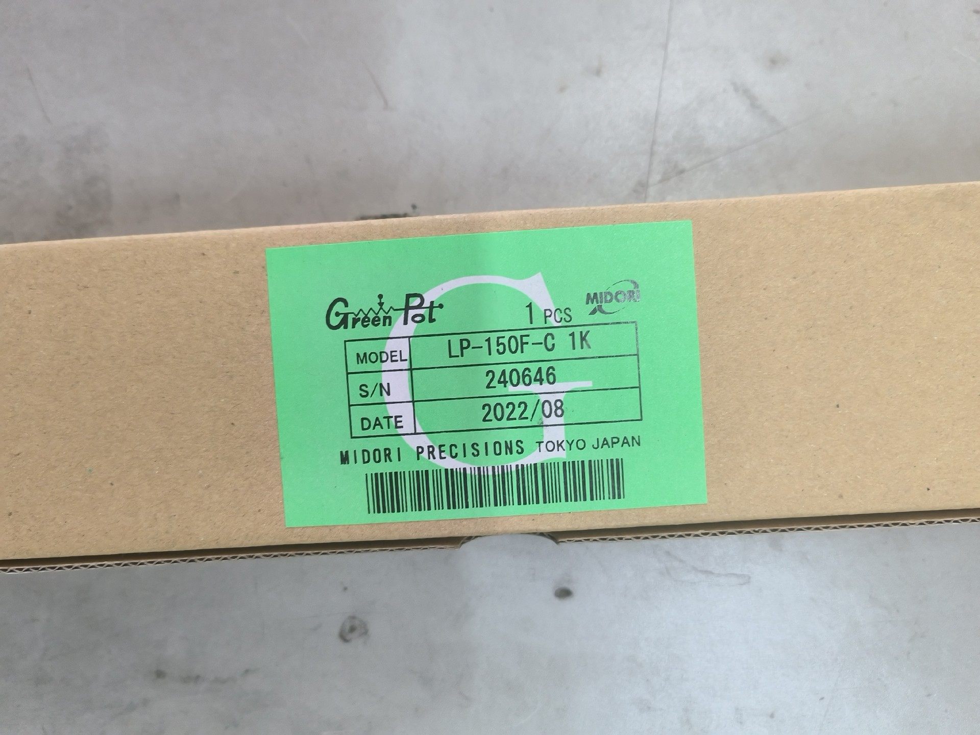 日本MIDORI 绿测器 直线式电位器LP-150F-C