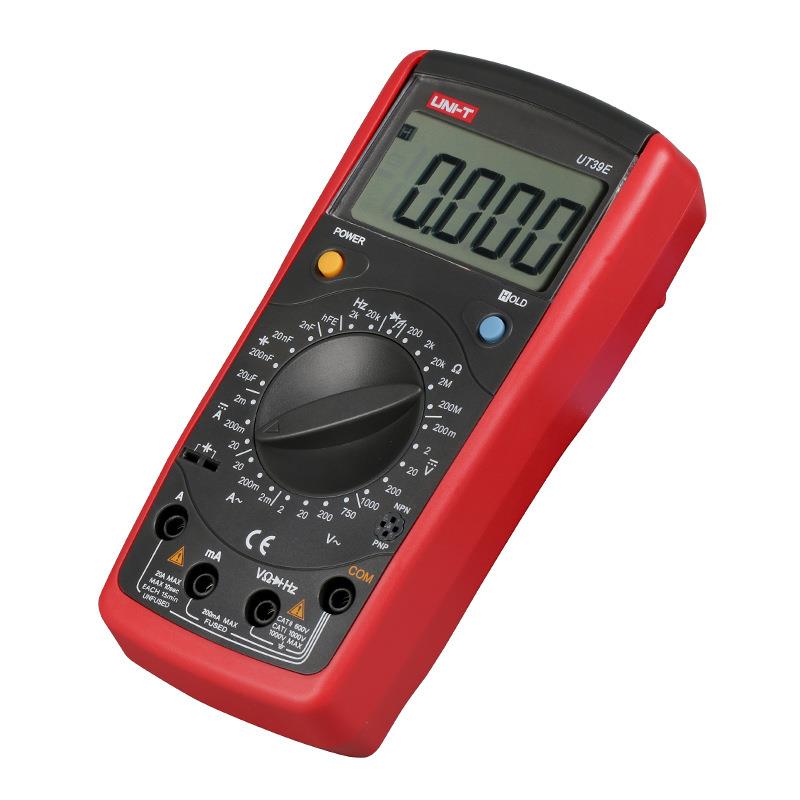 优利德数字万用表四位半电压电流UT39E电力检修手动数显表