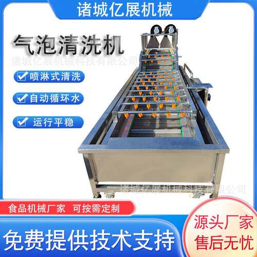 全自动鲍鱼扇贝去泥沙气泡清洗机多功能小荔枝山楂气泡清洗设备