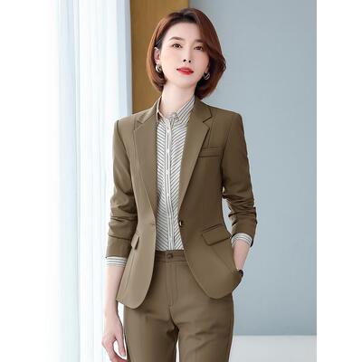 高端大牌西装套装女总裁售楼部处职业装气质女神范工作服经理正装