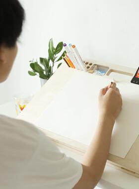 小木良品画板艺术学生桌面素描画板儿童站立画板素描桌面画架