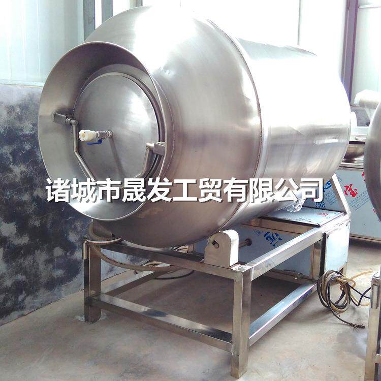 滚筒式真空滚揉机生产厂家肉块全自动真空滚揉机呼吸式滚揉机图片