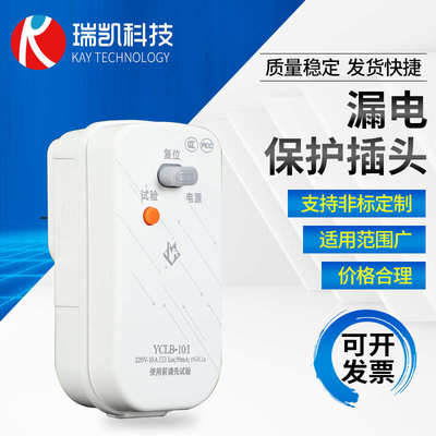 保电漏器创远插头10a加热管冰箱 插头热水器漏电连体220v保护空调