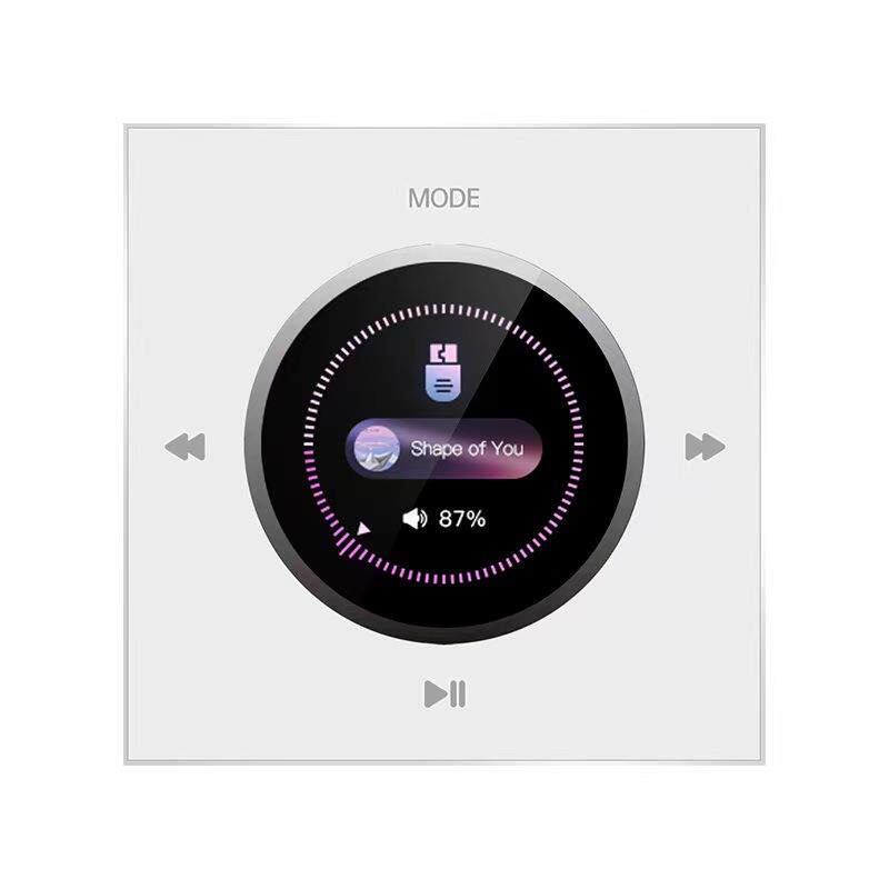 旋钮86型背景音乐主机86K可蓝牙TF卡U盘音频输入播放可接4只喇叭