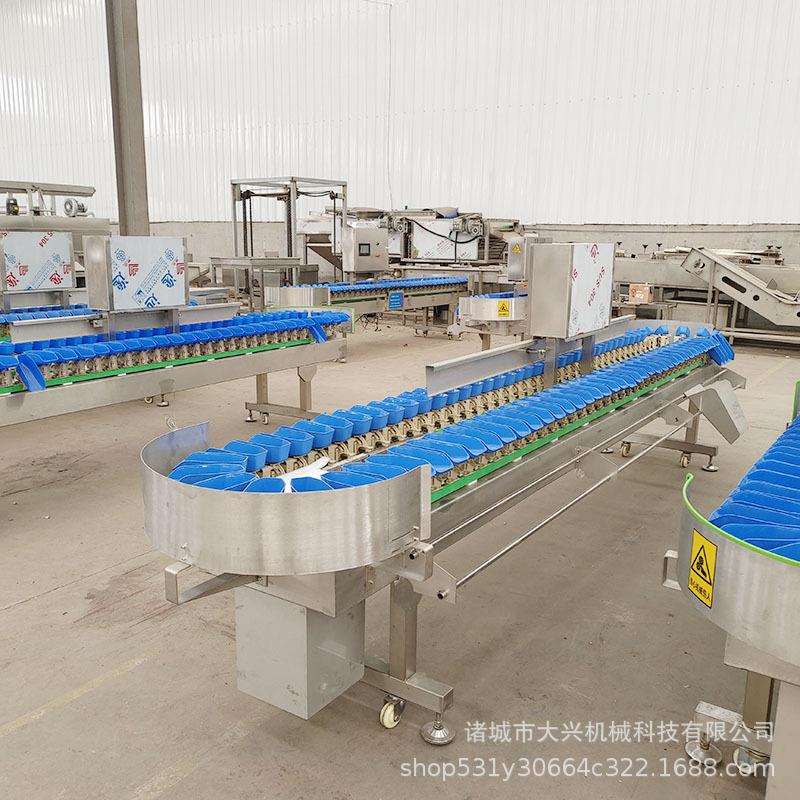 优惠鸡爪鸡翅海蛎子海参螃蟹称重分拣机流水线水果蔬菜重量分选机