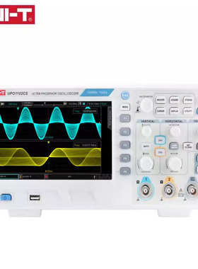 优利德100M数字示波器UPO1102CS/UPO1202CS双通道200M荧光示波器