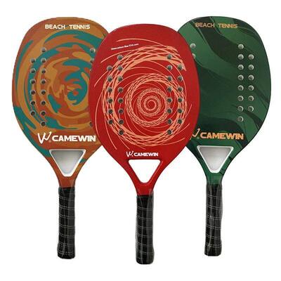 Camewin Beach Tennis Racket Full Carbon Fiber Rough Surface
