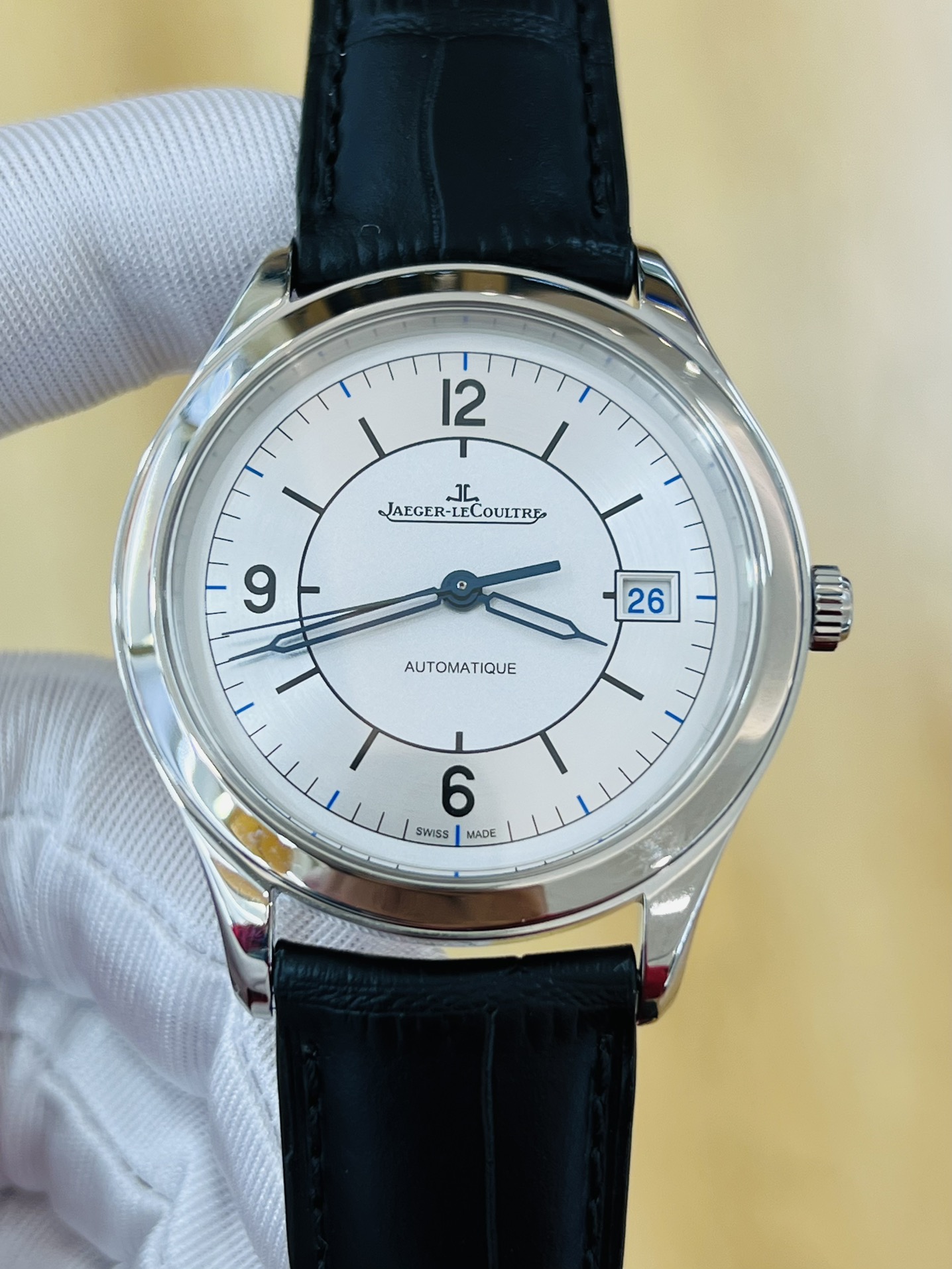 [9.8新]积家大师系列手表精钢自动机械男款表1548530正品