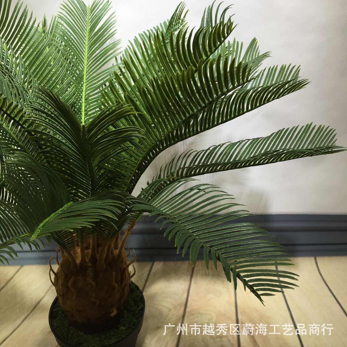 北欧仿真植物盆栽旅人蕉龟背琴叶榕散尾葵仿真盆景厂家批发假植物