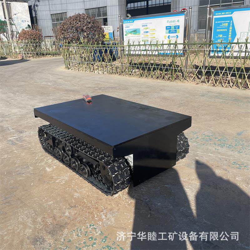 全地形履带底盘电动行走总成液压驱动旋转橡胶钢制多功能履带底