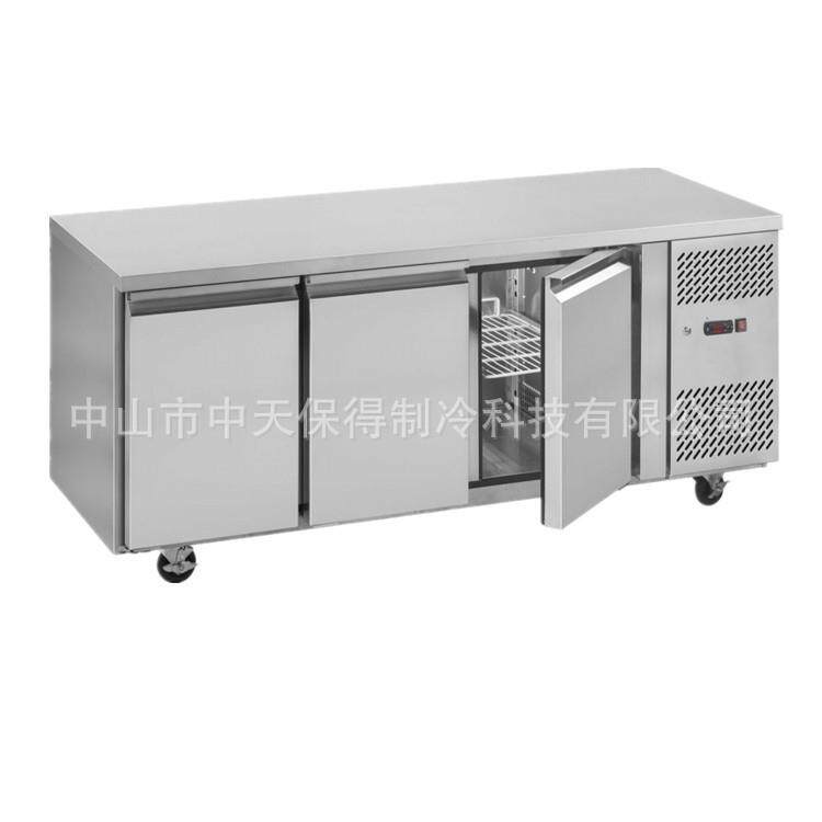 欧款冷冻柜欧款冷藏柜三门冰箱保鲜台平台厨房操作风冷工作台