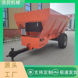大型牵引式撒粪车供应农田多功能撒粪车牛羊粪农家粪撒粪车