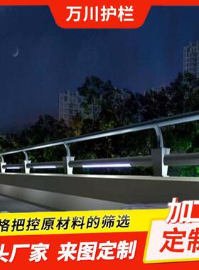 山东厂家景观不锈钢灯光防撞护栏LED道路景观河道桥梁灯光护栏
