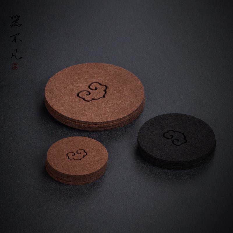 毛毡杯垫干泡壶承垫片隔热养壶垫吸水耐用结实壶垫防磕垫创意茶托