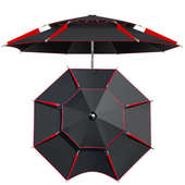 2米2.4米2.6米不锈钢钓鱼伞大钓伞黑胶遮阳防晒防雨防风双层通风