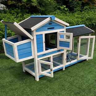 直销家用大号带托盘兔笼兔窝科尔鸭笼兔子用品芦丁鸡饲养笼兔 新款