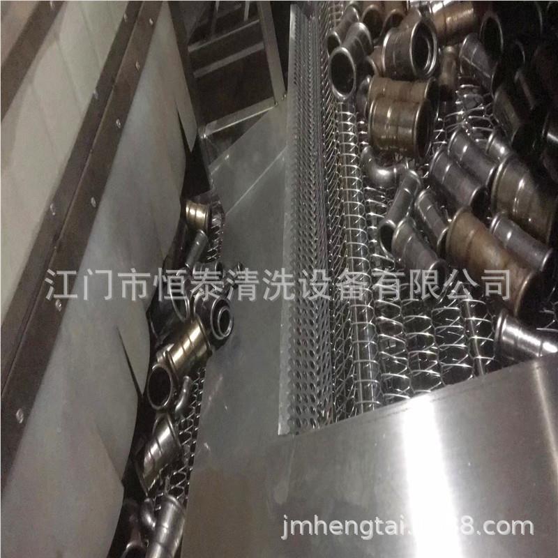 量制做身不锈钢管件管材超声波清机 通521过式除弯头油洗清洗烘干