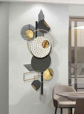现代简约客厅铁奢艺壁挂轻沙A2771墙面发挂件装饰创意餐上厅墙装