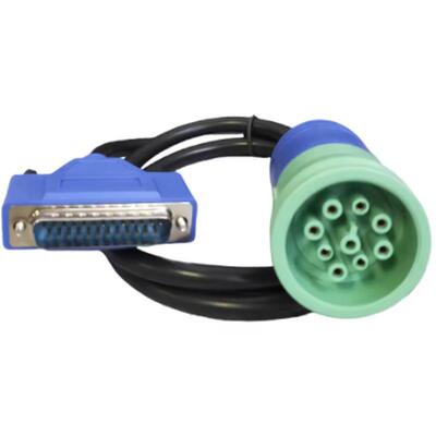 DB25 Pin公头转9针线适用CNH EST DPA5 V8.6凯斯纽荷兰农机诊断仪