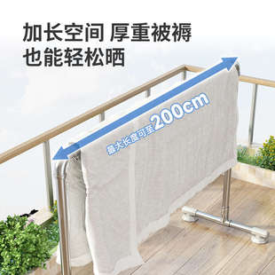 钢管晾衣架落地卧室晾衣杆户外家用阳台挂衣服简易晒被凉衣架水管
