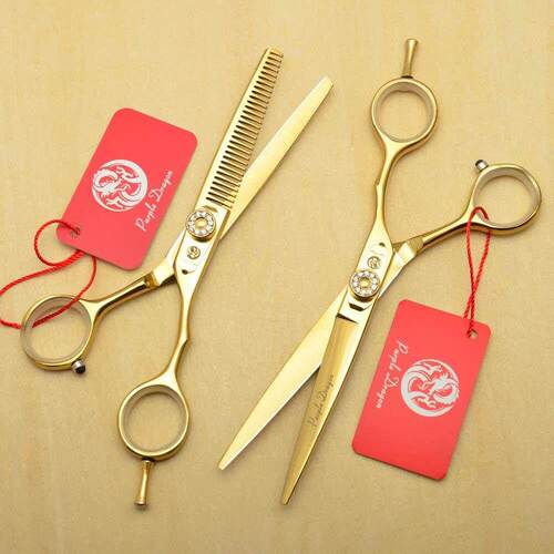 Purple dragon 5.5 inch 6.0 inch gem hair scissors hair sciss
