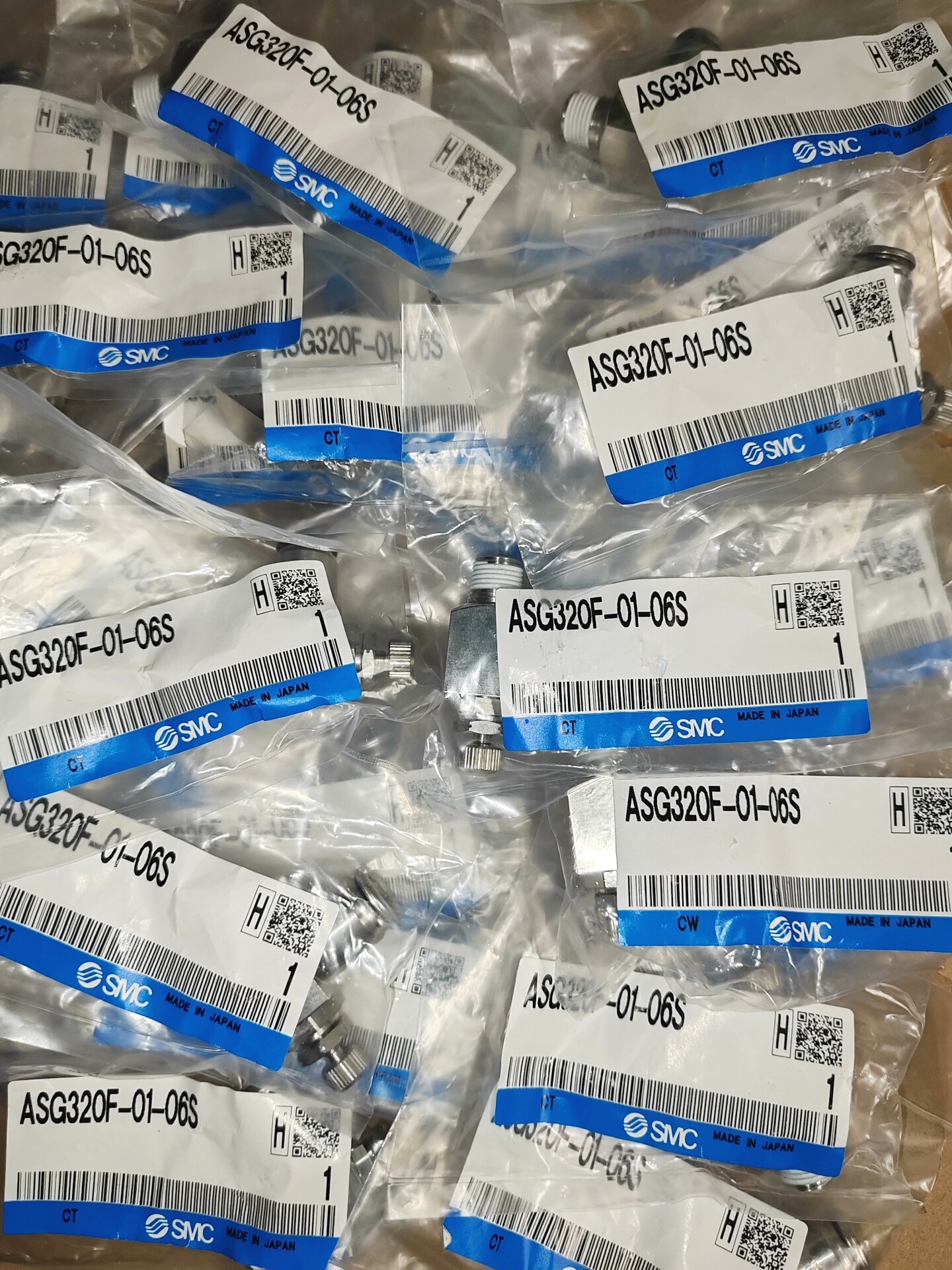 打包处理:全新原装正品日本进口SMC不锈钢节流阀ASG320