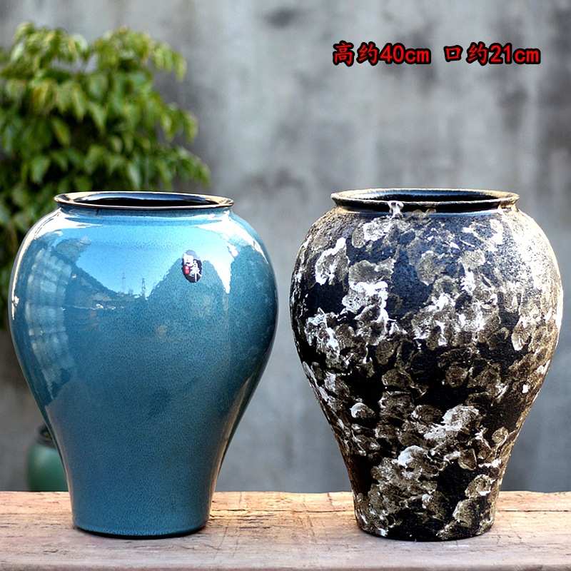 落地宜兴时尚大家居盆创意肉多花瓶植物造型紫砂花盆花盆造景家用