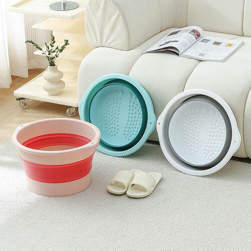 Foldable Thickened Insulated Foot Bath Bucket for Home Use,