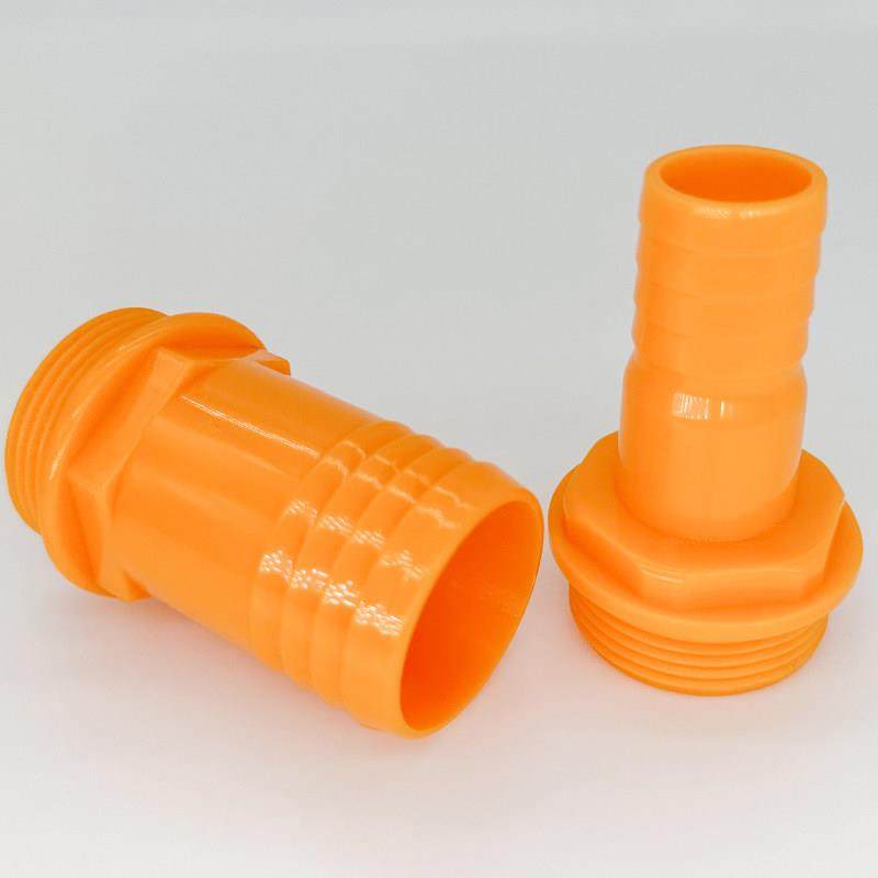 塑料外螺纹出水口外丝宝塔接软管接头1.2寸1.5寸/2寸水桶排水配件