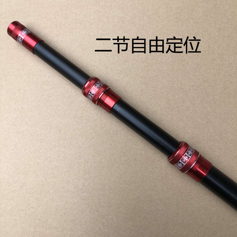 图乐碳素抄网杆超轻超硬米4米加粗加厚抄大物钓黄鳝高岸伸缩杆图片