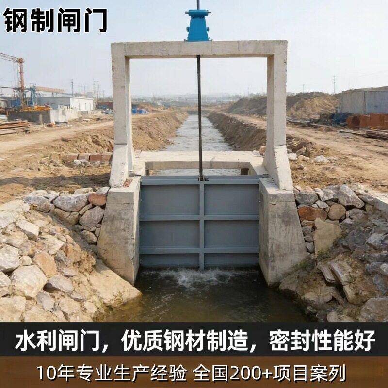 钢制闸门污水处理河道泵站专用闸门耐腐蚀密封好启闭灵活实力厂家