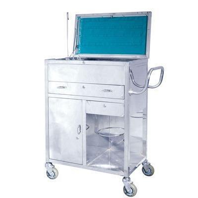 南京华瑞不锈钢抢救车B075Ⅴ型850×400×1006