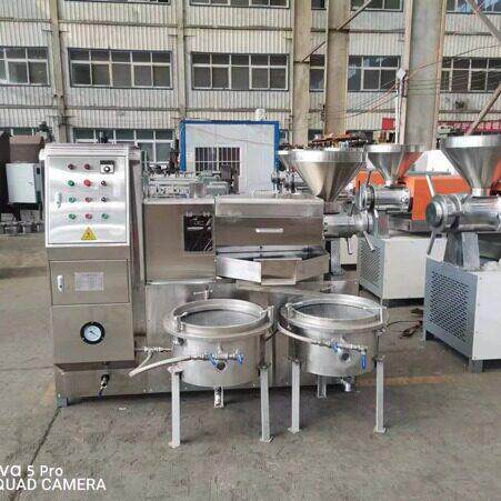 150型不锈钢款式榨油机带回饼自动上料榨油机冷热两用榨油机