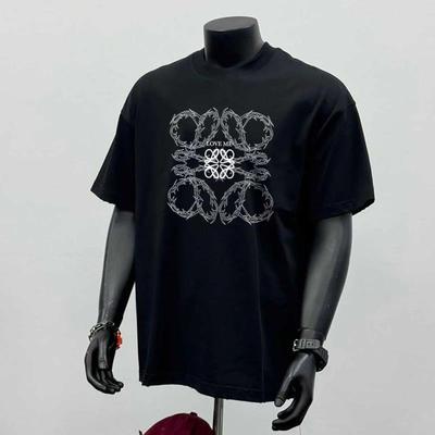 100%纯棉创意个性印花短袖t恤男女学生美式高街潮流休闲半袖上衣