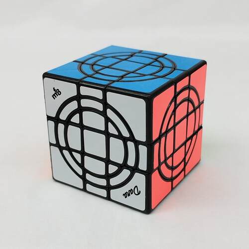 魔方吧 双环魔中魔魔方双圈疯狂三阶Double Crazy Cube多重魔中魔
