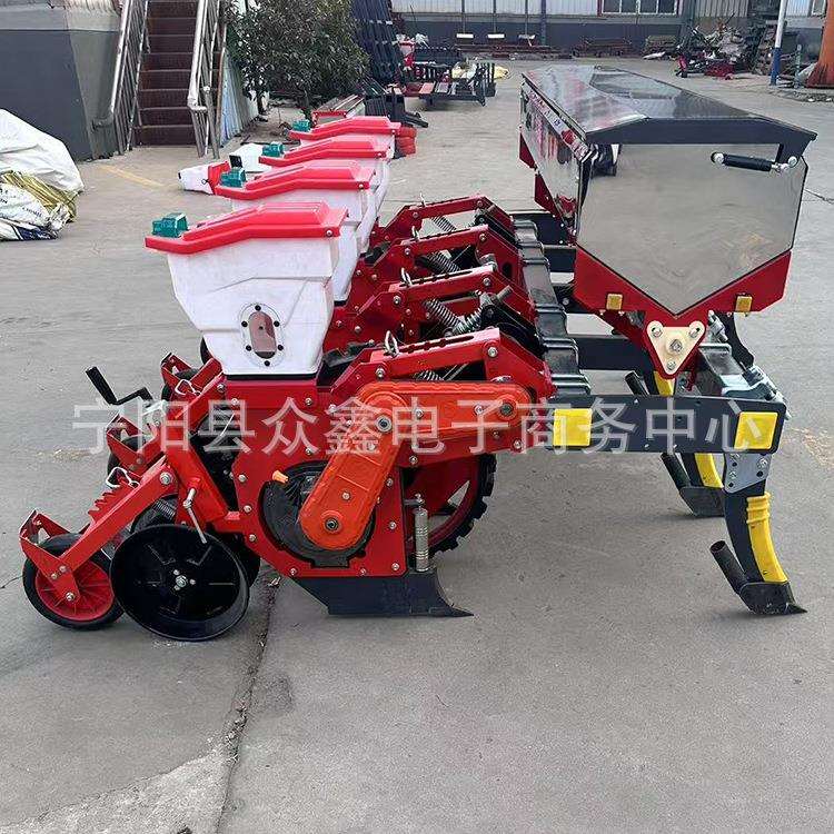 春仿玉米播种机农用玉米大豆点播机新款高粱种植机免耕黄豆种植机