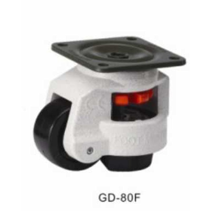 载重9070福型500kg调节底板水平孔马80f轮gd90*平底* 70-中心