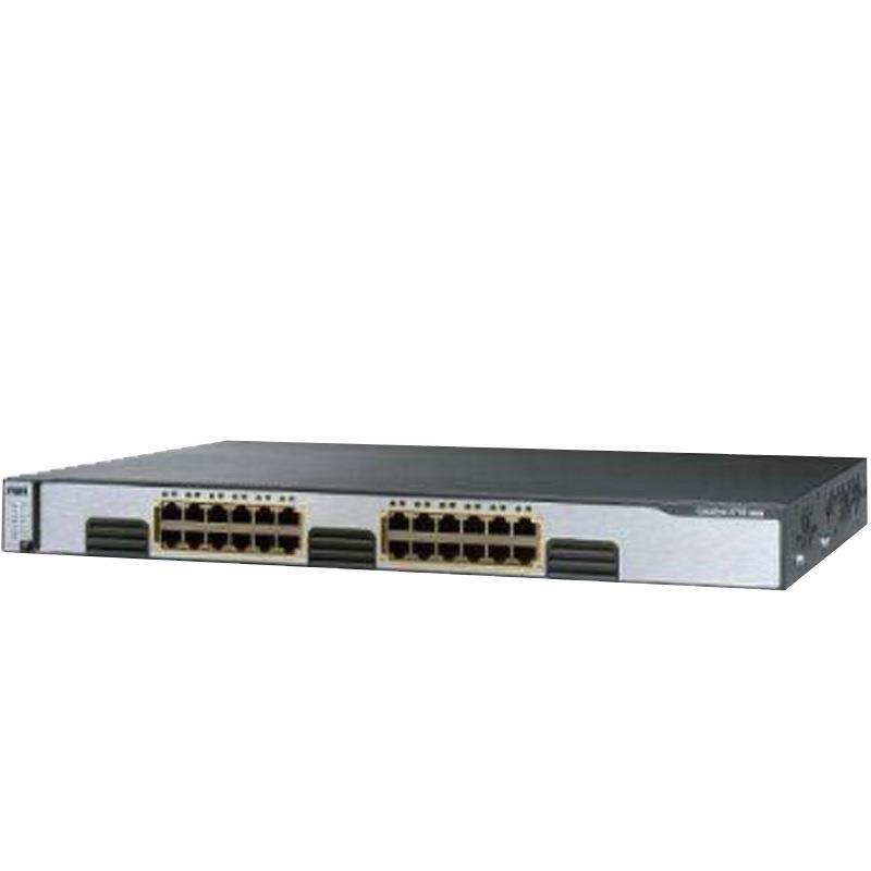 CIS思co科 WS-C3750G-24PS-S 三层 24口POE 千兆口