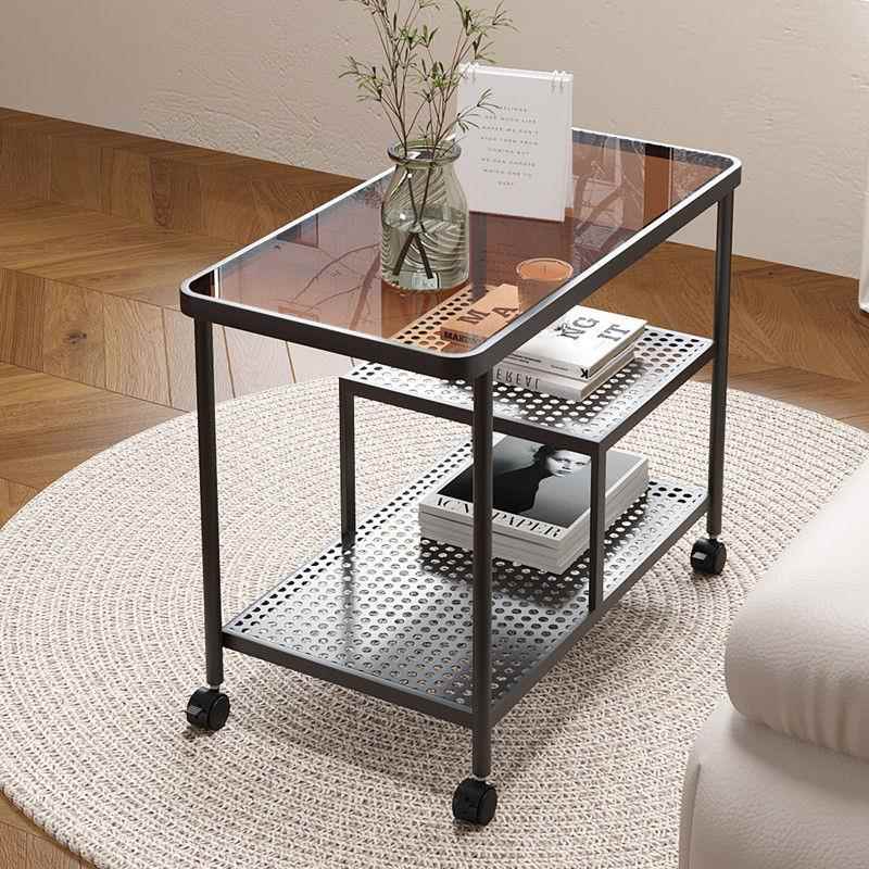 角可移沙动发侧柜边边几接听小茶几床头桌奶IIK油风方桌客厅小桌