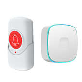 门铃铃紧急呼叫距离病人老人闪光无线看护充电防水器震动养老超长