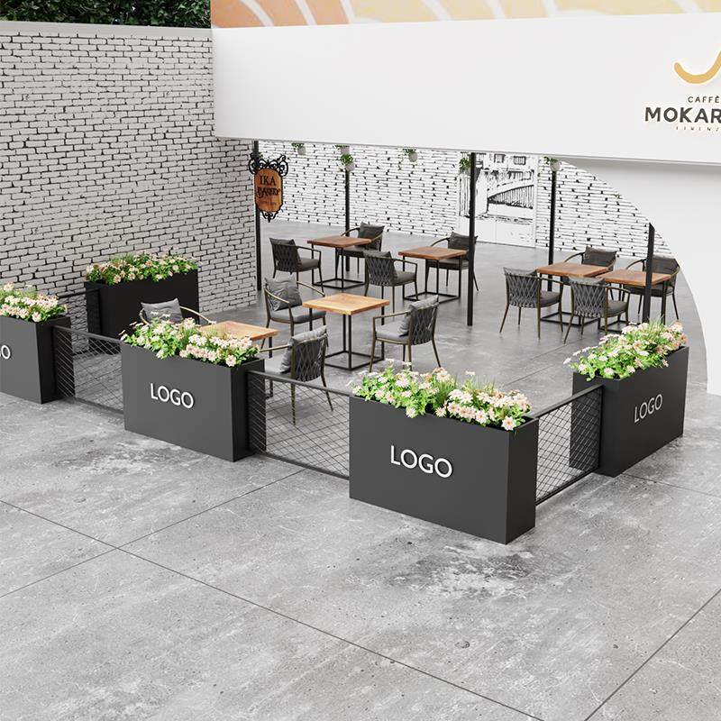 定制户外花箱隔断花坛庭院铁艺商业街咖啡店围栏饭厅奶茶店围挡,商业/办公家具,花坛/花箱,淘宝优惠券,粉丝福利购,淘宝优惠卷