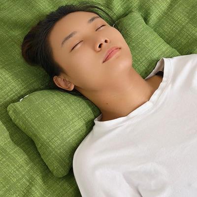 护颈枕颈椎枕荞麦壳枕头便携儿童学生办公室睡枕旅行出差小枕头