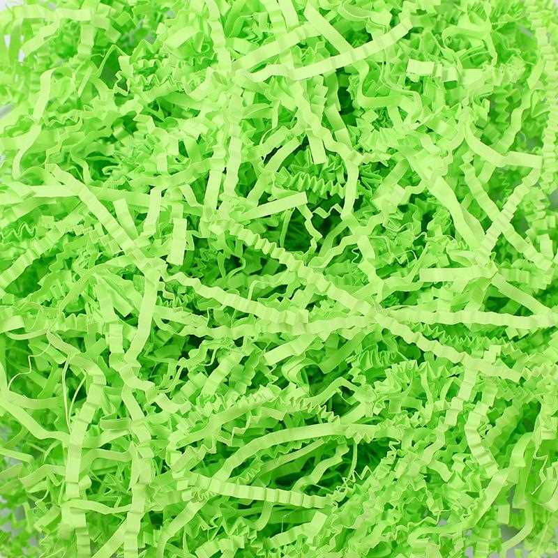 彩拉菲草褶皱丝波浪纸丝 手工公斤褶皱色皂手办礼物充品盒纸填物