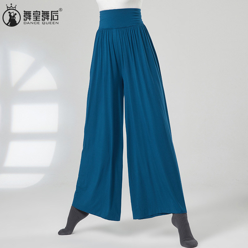 2025夏季舞蹈裤女练功服直筒阔腿裤形体跳舞裤训练现代舞艺考服装