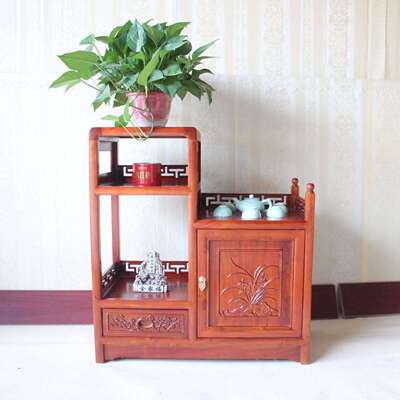 实木茶水柜餐边柜中式茶柜储茶柜客厅储物收纳柜公室纯净水桶柜